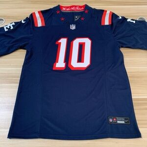 ❣️Drake Maye Navy Vapor Stitched Jersey